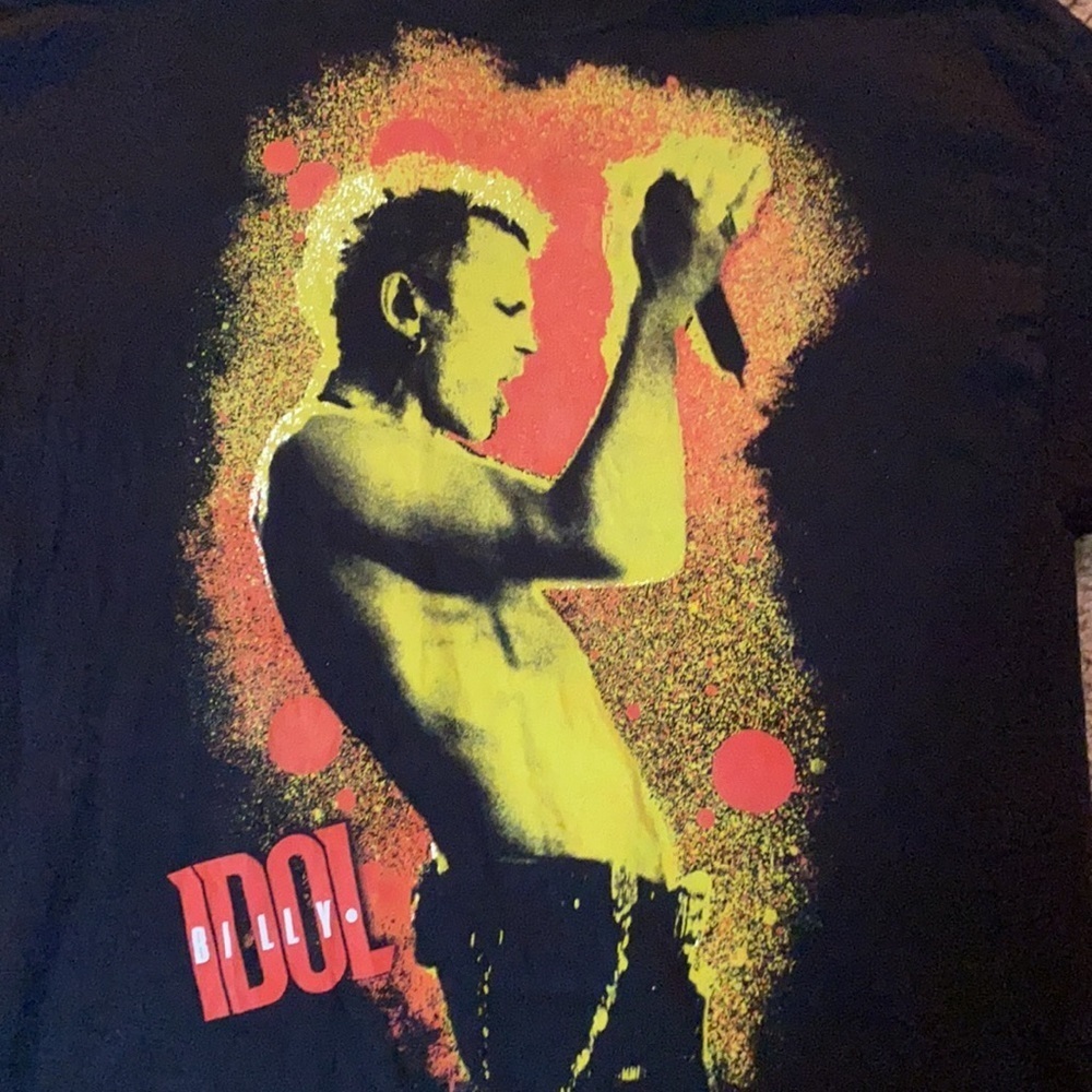2010 Billy Idol Tour Shirt Large